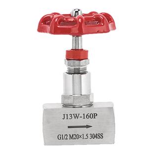 304不锈钢针型阀J13W一160P双内螺纹截止阀压力表阀耐高温高压