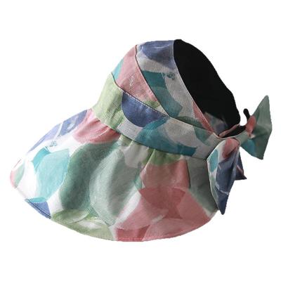 可扎马尾女士洋气太阳帽