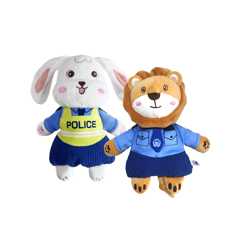 警网优选JWCP森林警官毛绒玩偶
