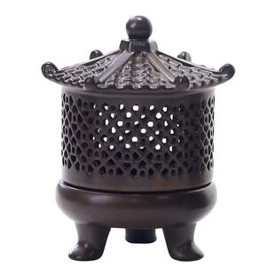 宫灯陶瓷烤香炉仿古家用室内雪见灯香丸盘香蜡烛熏香器茶道摆件