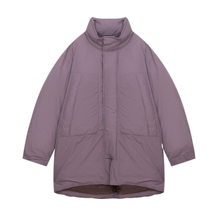 NUMERALS棉衣男冬季复古运动宽松保暖纯色棉服厚外套909935