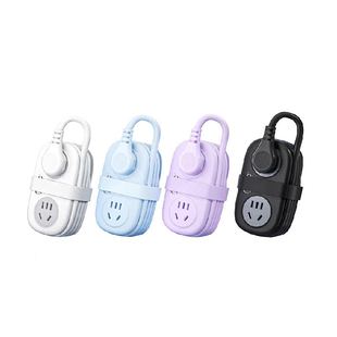 奥睿科20w便携式插排旅行插座usb多功能迷你充电插线板家用桌面