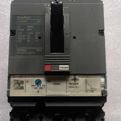 施耐德断路器 CVS 250F  250A  3P  250