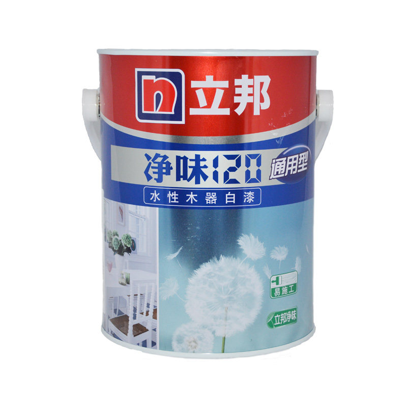 立邦净味120水性木器漆通用型白色白漆透明清漆水性环保亚光高光