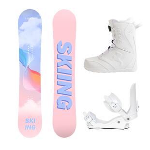 乐凯奇滑雪板单板套装装备女公园平花全能固定器单板快穿雪鞋