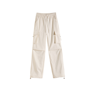 白鸭绒工装羽绒裤女外穿冬季2025新款东北哈尔滨零下40度防寒棉裤