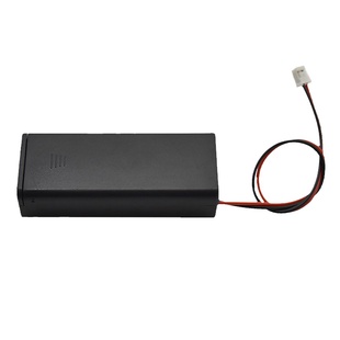 2AAA两节七号电池盒带盖 BBC microbit开关电池座3V不带7号电池