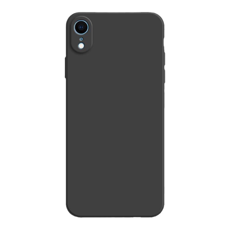适用苹果xr手机壳软壳超薄iPhone XR新款经典黑XS Max液态硅胶苹果XR保护套镜头全包防摔ins风高级感男女纯