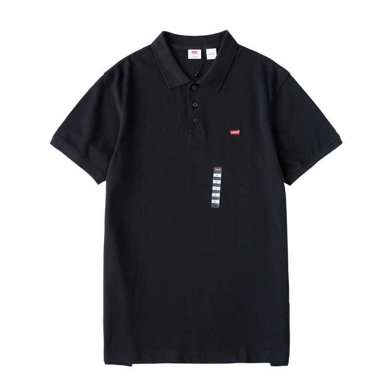 【自营】Levi’s/李维斯夏季短袖POLO衫男士翻领休闲百搭刺绣T恤