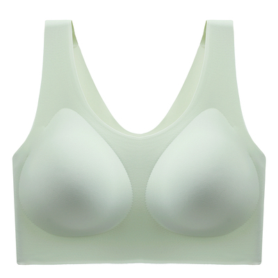 无痕内衣女小胸聚拢运动美背心式