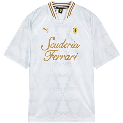 劲浪PUMA彪马法拉利赛事系列男子运动休闲V领短袖T恤638394-04