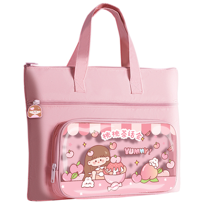 多层加厚大容量学生手提袋拎书袋