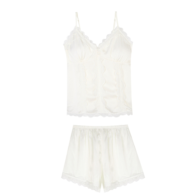 馨帮帮Homedress蕾丝V领吊带睡衣