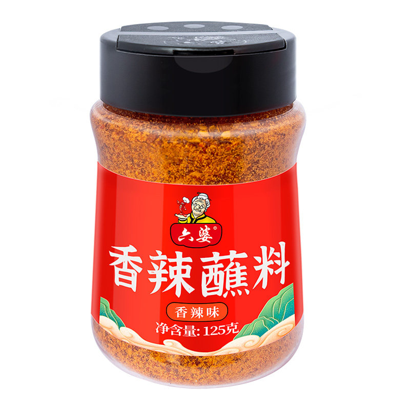 六婆香辣蘸料125g瓶装