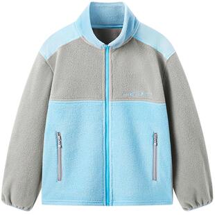 [抗静电]MINIPEACE太平鸟童装男女童摇粒绒外套儿童夹克秋新款潮