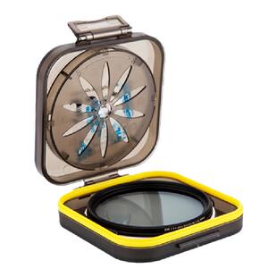 JJC 相机镜头滤镜收纳盒UV保护镜CPL偏振镜保护盒通用防潮防尘抗压抗摔