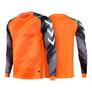 足球守门员服比赛训练队服门将服套装男定制成人长袖海绵护垫全套