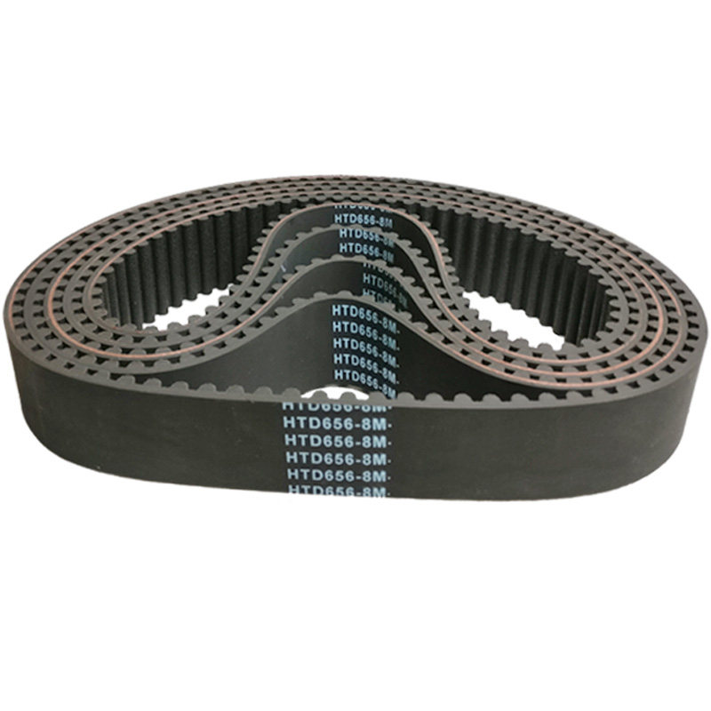 橡胶同步带 HTD656-8M/648/664/672/680/688/696 传动/皮带/圆弧
