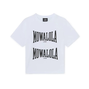 Mowalola字母印花美式休闲短袖