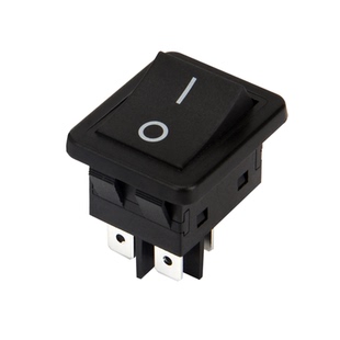 50A40A交流大电流防水船型开关4脚6脚电池电瓶电焊机电源翘板开关