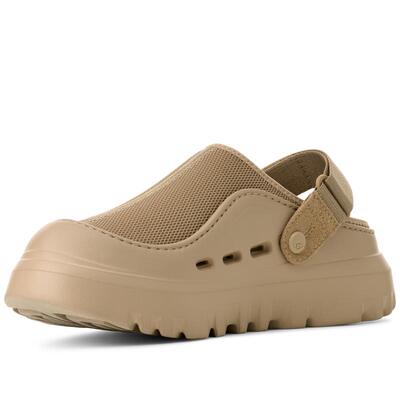 UGG纯色厚底魔术贴一脚蹬休闲鞋