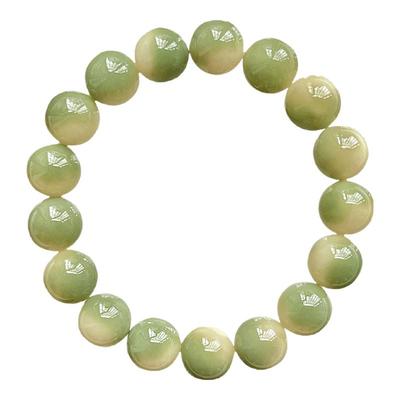天然小青柠菩提根手串