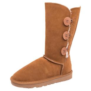 aUGGh雪地靴女加绒加厚高筒棉鞋东北靴子女款长筒雪地鞋女АUGGН