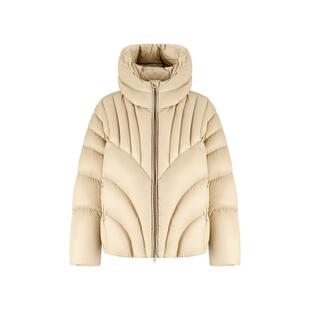 MESUX米岫冬季新品时尚设计白鹅绒超轻绗线短款羽绒服女MLWUL202