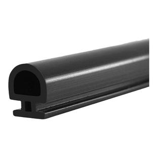 10米铝合金门窗硅胶密封条防风保暖胶条50型平开窗卡槽防水隔音条