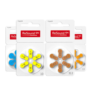 瑞声达原装进口助听器电池A10A13A312A675峰力西门子专用纽扣电子