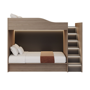 青旅民宿上下铺双层床全封闭式公寓学校宿舍电竞酒店太空舱上下床