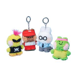 LINE FRIENDS 连我朋友 minini WORLD系列毛绒钥匙扣MBTI周边包挂