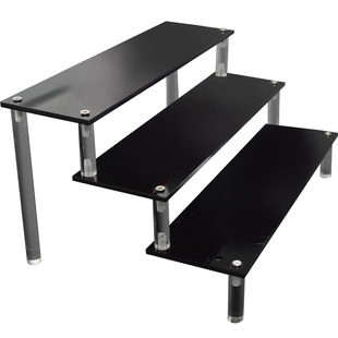 透明亚克力方柱方块方砖水晶底座托化妆品珠宝首饰陈列展示架定制