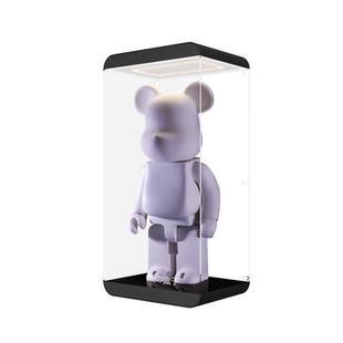 LYB适用一体积木熊bearbrick1000%展示盒暴力熊400%模型收纳罩子