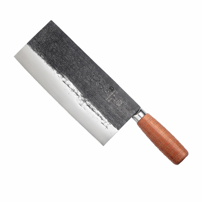 十八子作菜刀手工锻打