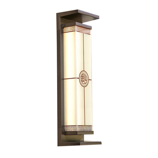 户外壁灯墙灯入户庭院灯新中式太阳能灯室外露台灯别墅走廊阳台灯