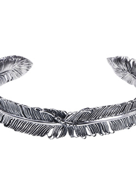 ZOCALO凤凰羽毛系列手镯925纯银