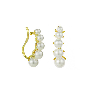 「冷艳御姐」大嫂同款珍珠耳骨夹耳环女生耳饰珍珠精致款夸张耳夹