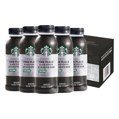 starbucks无糖黑咖啡15瓶整箱