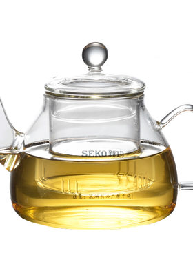 新功茶水分离玻璃茶壶家用烧水壶