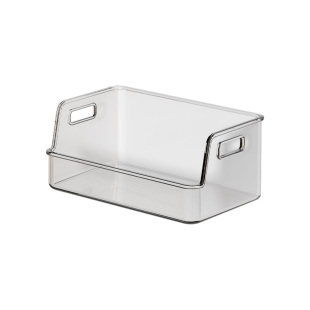 桌面书架书本置物架亚克力透明收纳盒学生书桌办公桌a4文件书立架