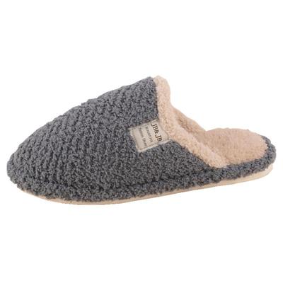 防滑软底大号毛毛绒男士棉拖鞋