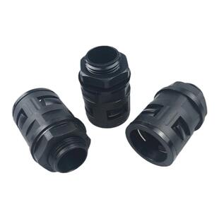 塑料波纹管直插式接头PA尼龙管接头PP阻燃管快速直通接头M制PG制