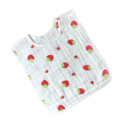 六层纱布透气吸水洗漱巾围兜饭兜