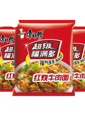 康师傅超级福满多方便面袋装泡面