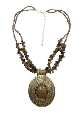 波西米亚复古重工松石串珠古雕