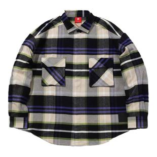 李宁正品潮流少年心气秀款中国李宁BADFIVE男子休闲衬衫ASHQ029