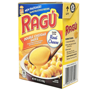 乐鲜双重车达奶酪酱沙拉酱芝士意粉酱汉堡酱RAGU DOUBLE CHEDDAR