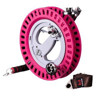 风筝轮风筝线轮轮盘绕线轮万和高档防倒转手握轮带刹车手轮线轴