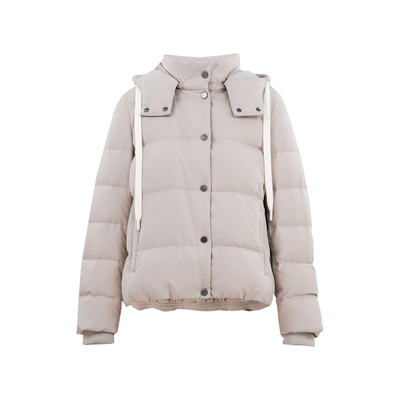 HONRN/红人短款羊毛白鹅绒羽绒服